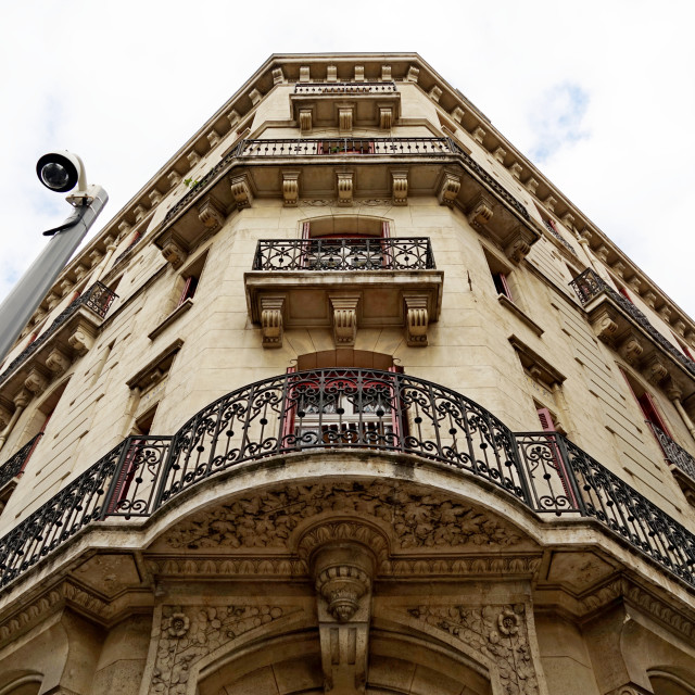 "a building - Marseille" stock image