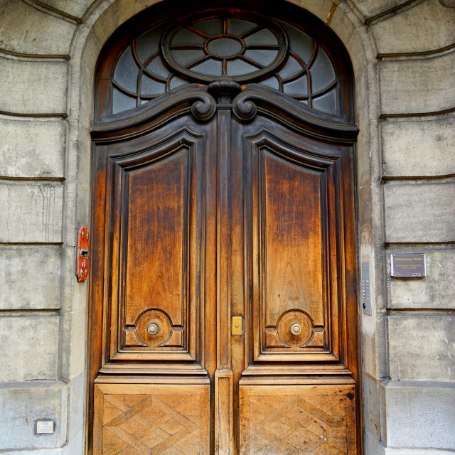 "Art nouveau door - Marseille" stock image