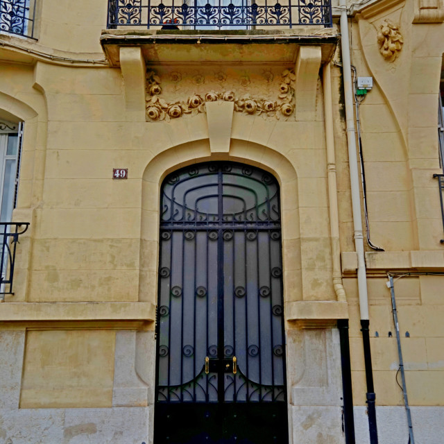 "Art deco door - Marseille" by Amit Mendelsohn - $61.39 "Art deco door - Marseille" stock image