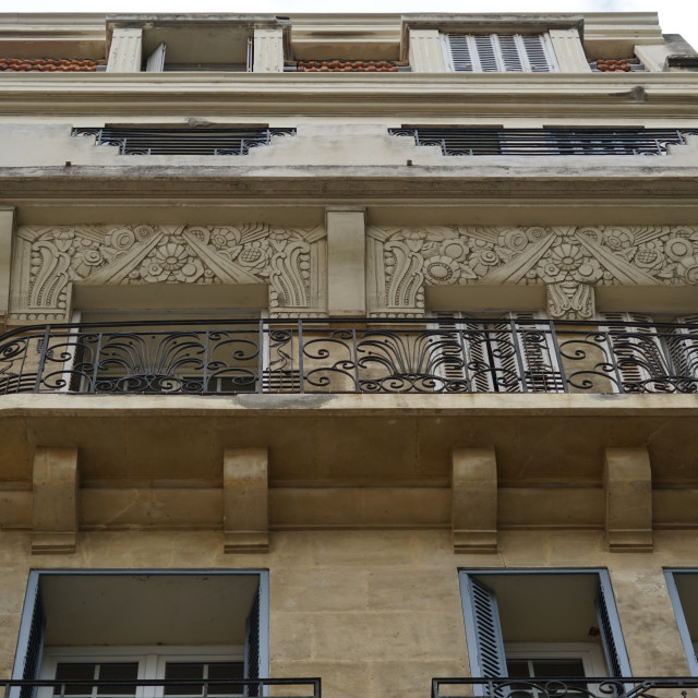 "Art deco building - Marseille" stock image