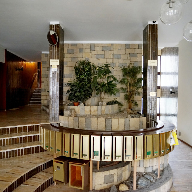 "Art deco entrance hall - Marseille" stock image