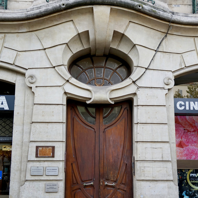 "Art nouveau door - Marseille" by Amit Mendelsohn - $61.39 "Art nouveau door - Marseille" stock image
