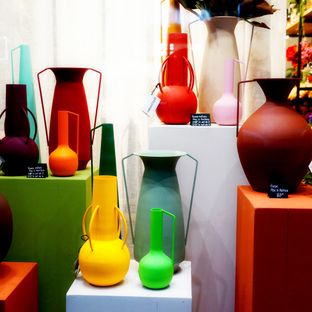 "the colours of vases" by Amit Mendelsohn - $61.39 "the colours of vases" stock image