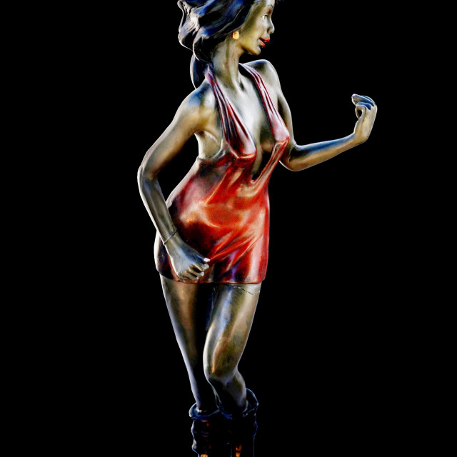 "A statue of a woman" by Amit Mendelsohn - $62.97 "A statue of a woman" stock image
