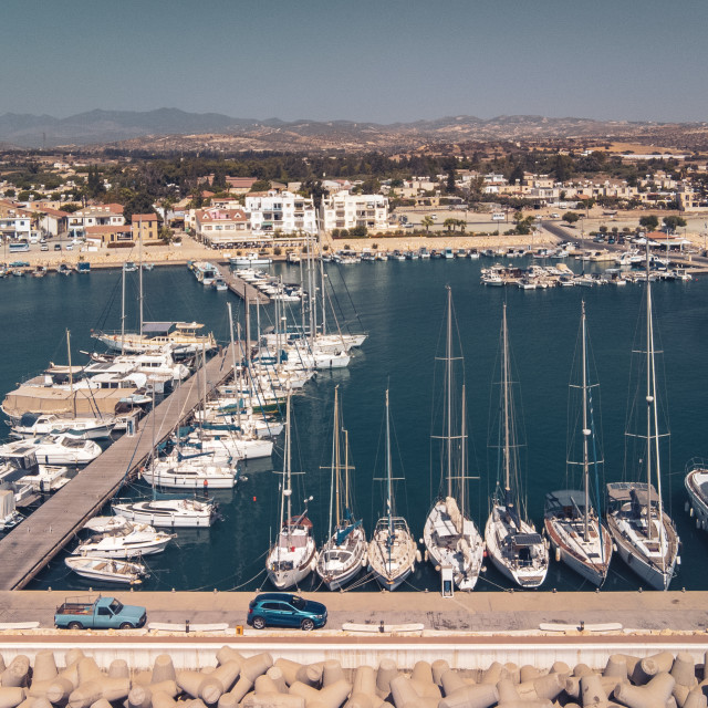 "Zygi Marina, Cyprus" stock image