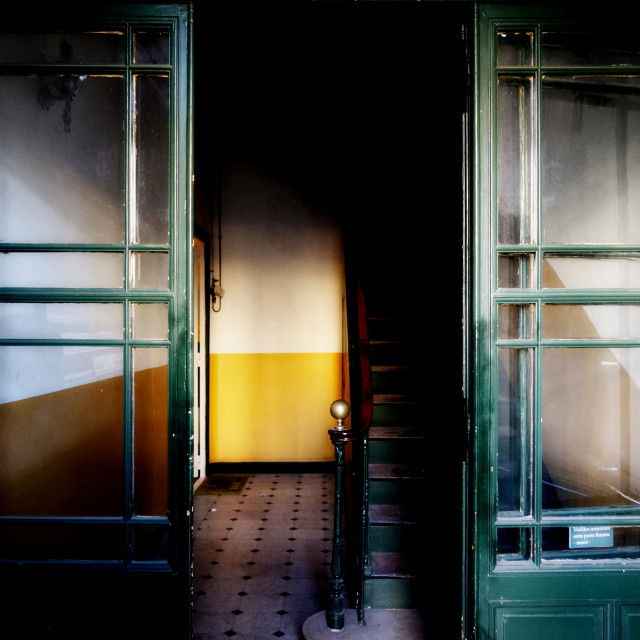 "a dark entrance" by Amit Mendelsohn - $61.39 "a dark entrance" stock image