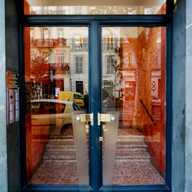 "an art deco entrance door" by Amit Mendelsohn - $61.39 "an art deco entrance door" stock image
