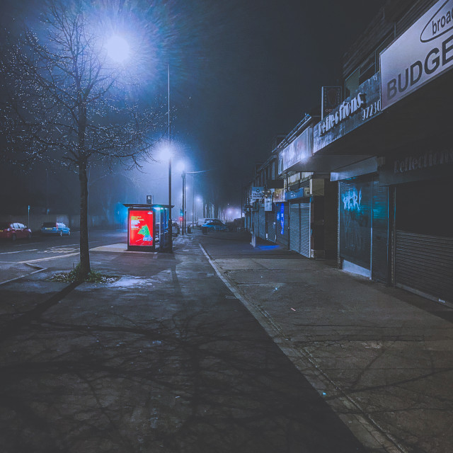 "Ghost town" stock image