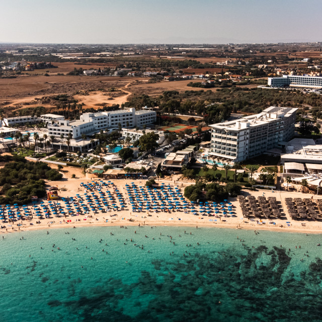 "Makronissos Beach, Ayia Napa, Cyprus" stock image