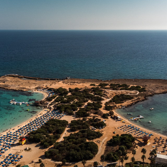 "Makronissos Beach, Ayia Napa, Cyprus" stock image