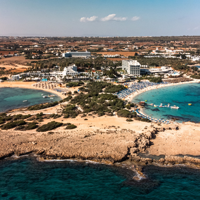 "Makronissos Beach, Ayia Napa, Cyprus" stock image