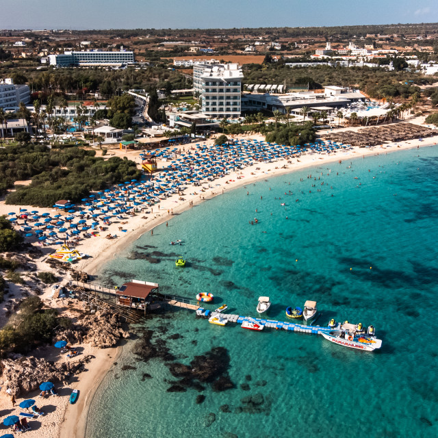 "Makronissos Beach, Ayia Napa, Cyprus" stock image