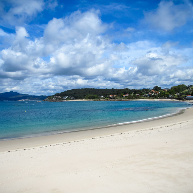 "The beach at Porto do Son" stock image