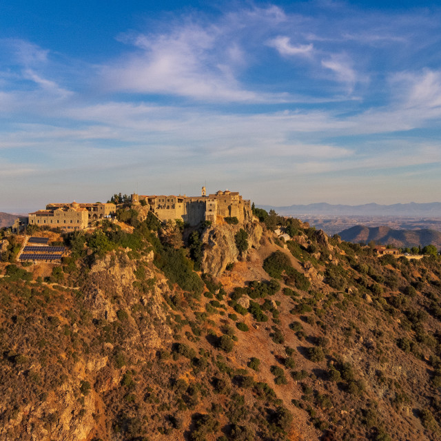 "Stavrovouni Monastery, Cyprus Morning" stock image