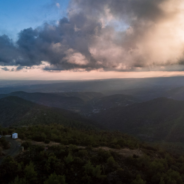 "Kakomallis Fire Lookout Outpost" stock image