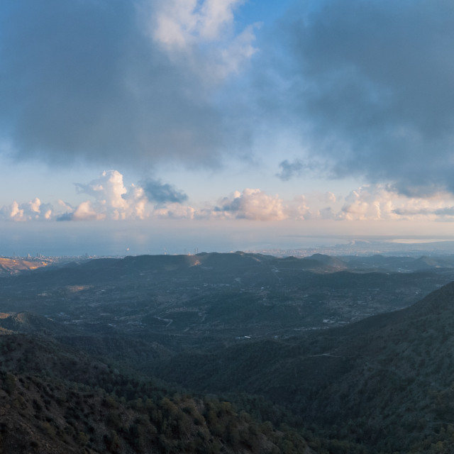 "Kakomallis View Point Drone Panorama" stock image