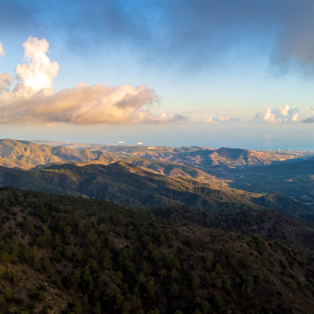 "Kakomallis View Point Drone East Limassol" stock image