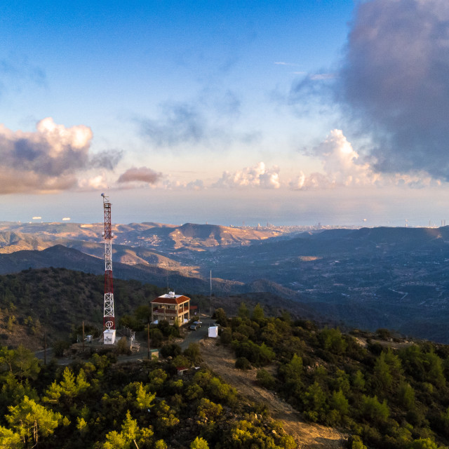 "Kakomallis Fire Lookout Outpost" stock image