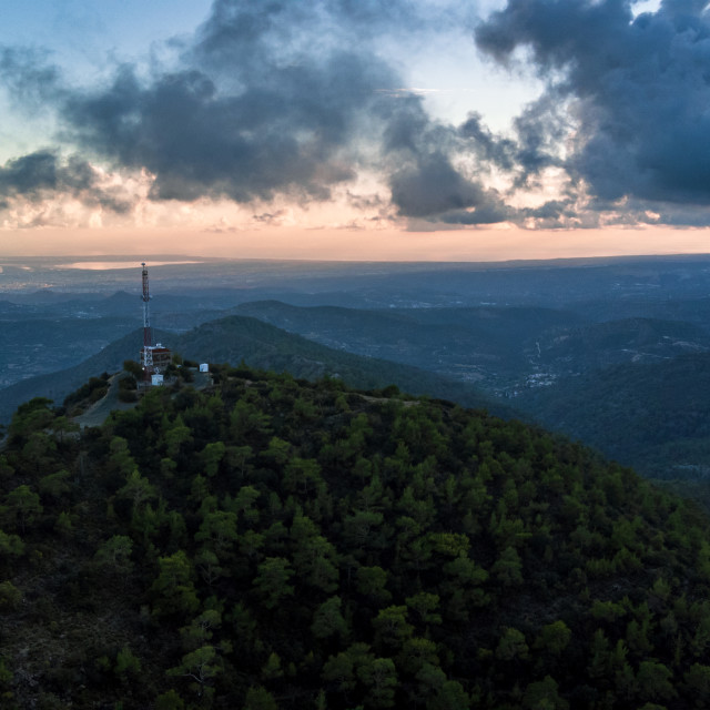 "Kakomallis Fire Lookout Outpost" stock image