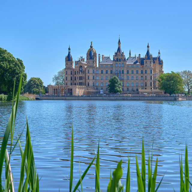 "Schwerin Castle" stock image