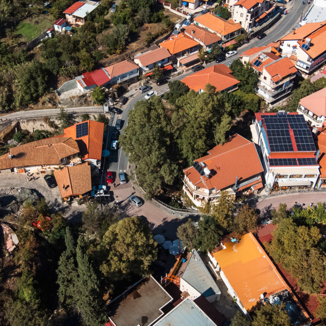 "Kakopetria Square, Nicosia, Cyprus" stock image