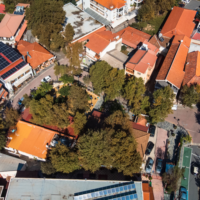 "Kakopetria Square, Nicosia, Cyprus" stock image