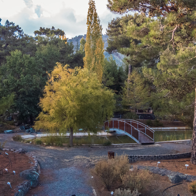 "Troodos Botanical Garden" stock image