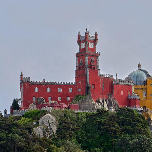 "Palace of Pena" by Carlos A Esquivel - $36.40 "Palace of Pena" stock image