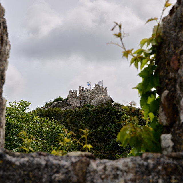 "Castelo dos Mouros" stock image