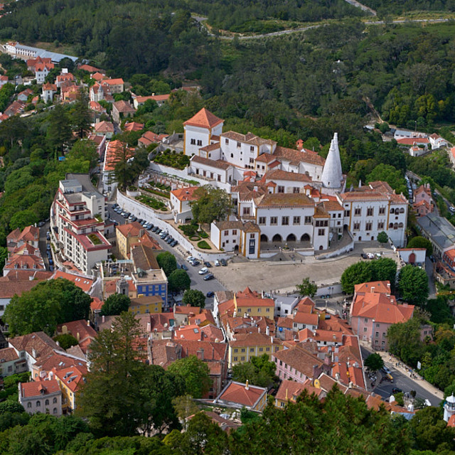 "Town of Galamares" stock image