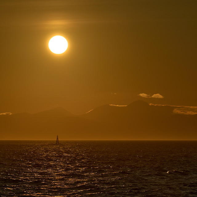 "Mountain Silhouettes" stock image