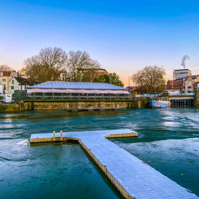 "Icy dip" stock image