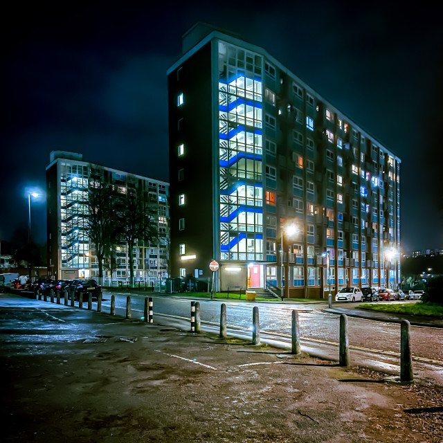 "City at night" stock image