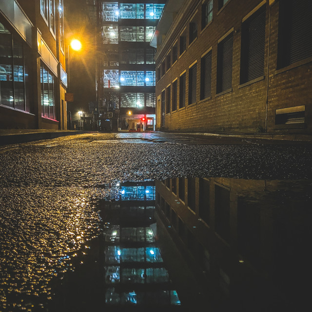 "City at night" stock image