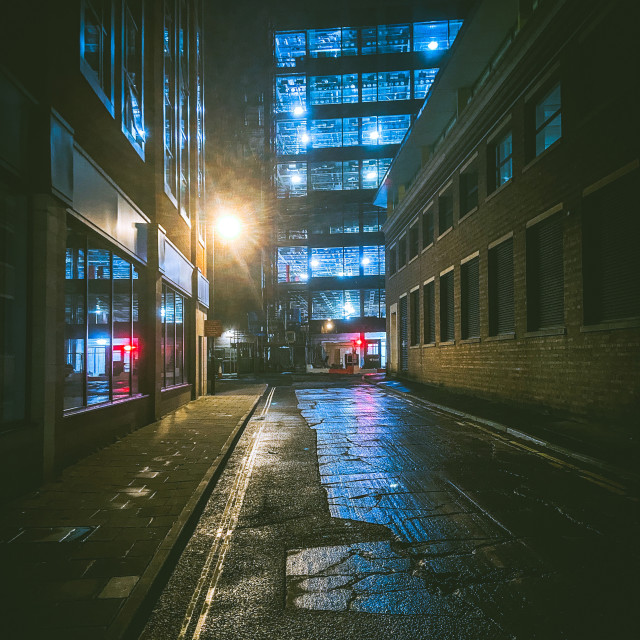 "City at night" stock image