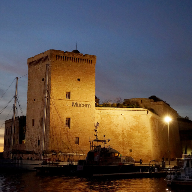 "fort st. jean - Mucem" stock image