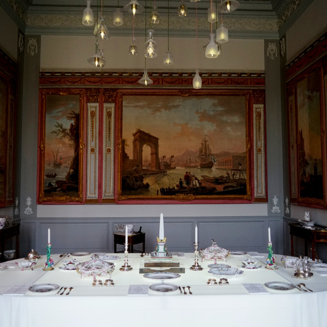 "the dinning room" stock image