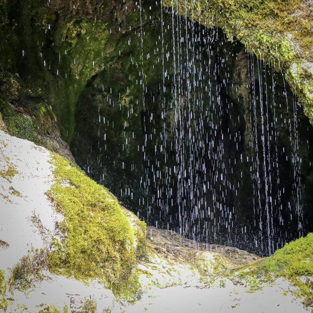 "Detail Dreimühlen Wasserfall" stock image