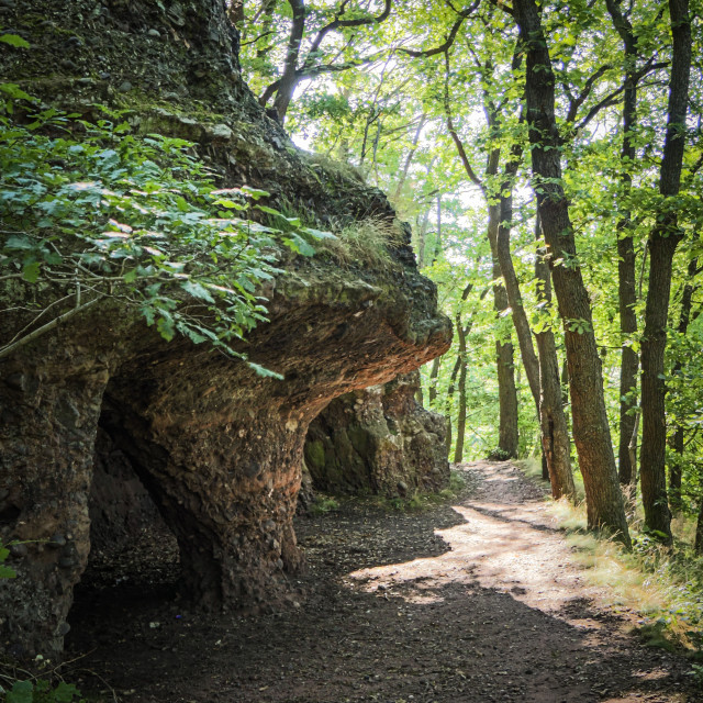 "Höhlen auf dem Felsenpfad" by - $12.63 "Höhlen auf dem Felsenpfad" stock image
