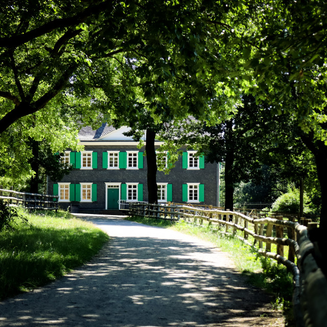 "Bergisches Haus in Kommern" stock image