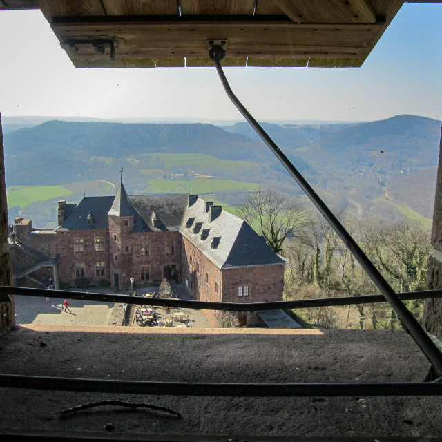 "Blick auf Burg Nideggen" stock image