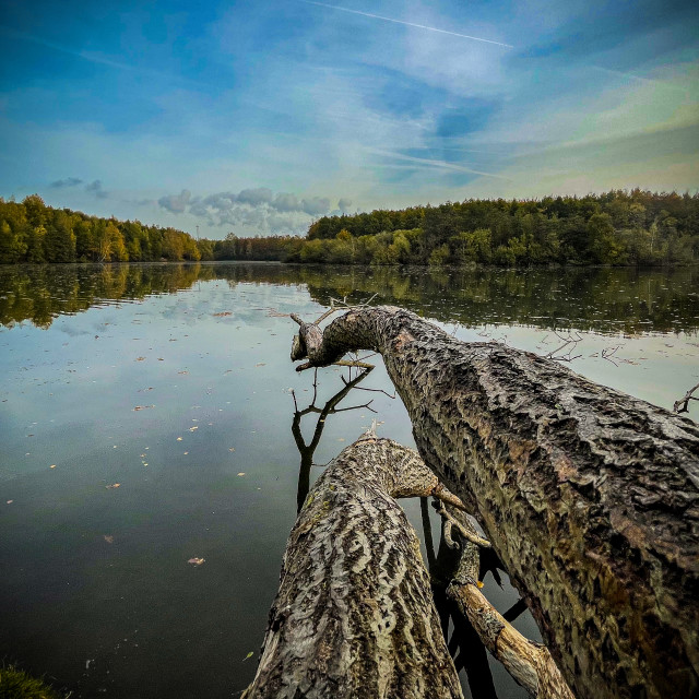 "See bei Kaster" stock image