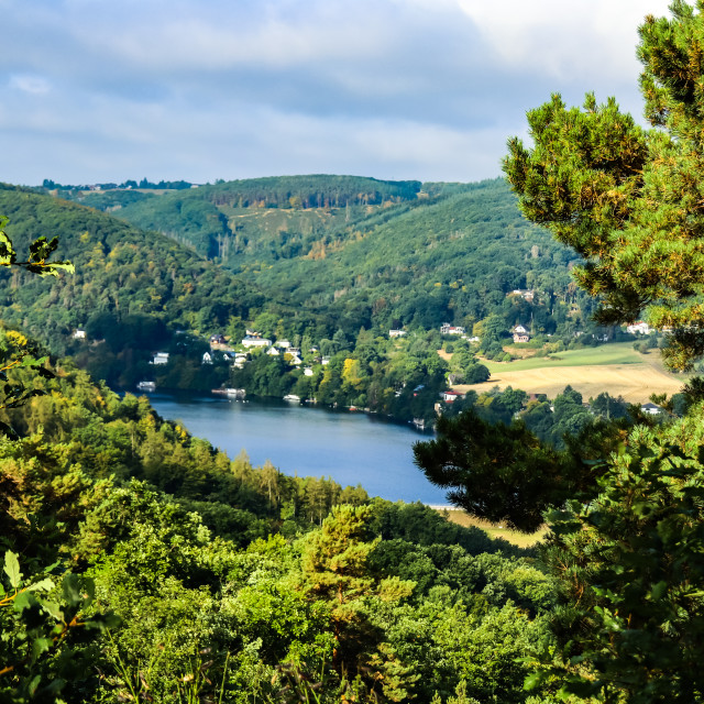 "Stausee Obermaubach" stock image