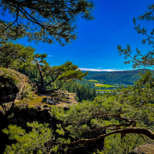 "Felsenlandschaft bei Nideggen" stock image