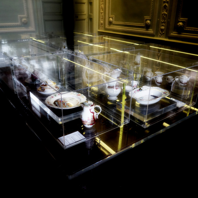 "Porcelain exhibition" by Amit Mendelsohn - $49.60 "Porcelain exhibition" stock image