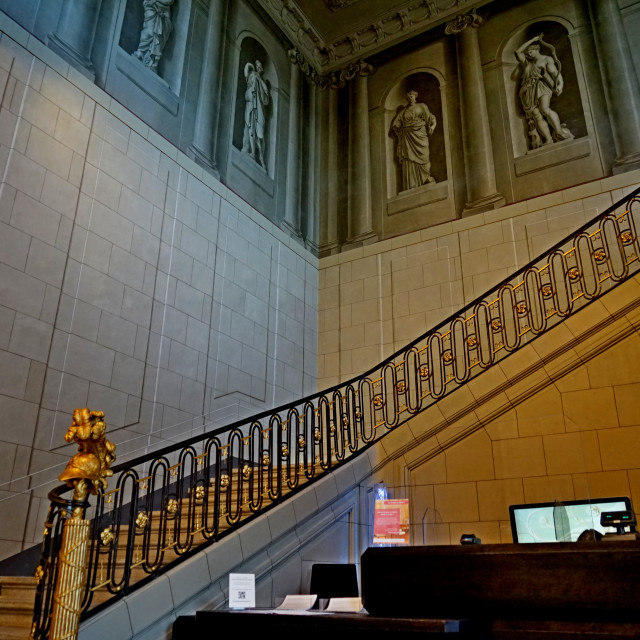 "Steps to the second floor" by Amit Mendelsohn - $49.60 "Steps to the second floor" stock image