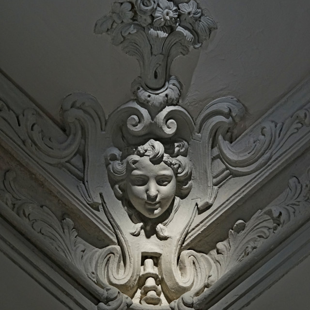 "ceiling corner decoration" by Amit Mendelsohn - $49.60 "ceiling corner decoration" stock image