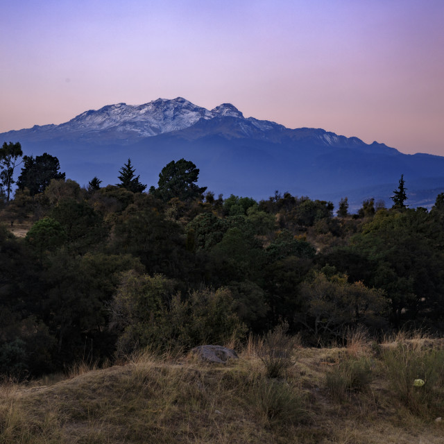 "Iztaccihuatl at sunrise from Huejotzingo II" by Expvisual Filmmaking and Photography SAS de CV - $9.88 "Iztaccihuatl at sunrise from Huejotzingo II" stock image