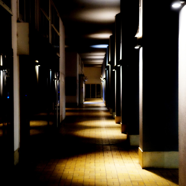 "a corridor" by Amit Mendelsohn - $49.60 "a corridor" stock image