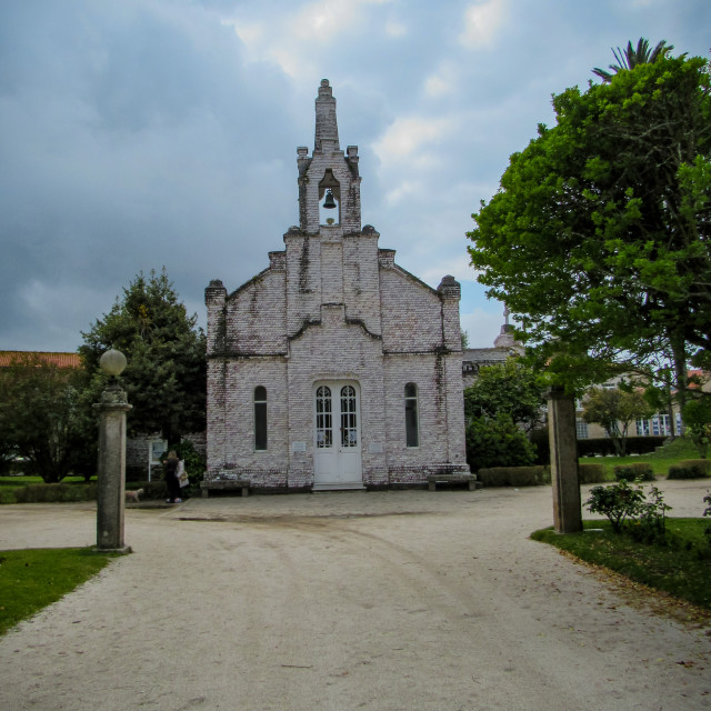 "Ermita da Toxa" stock image